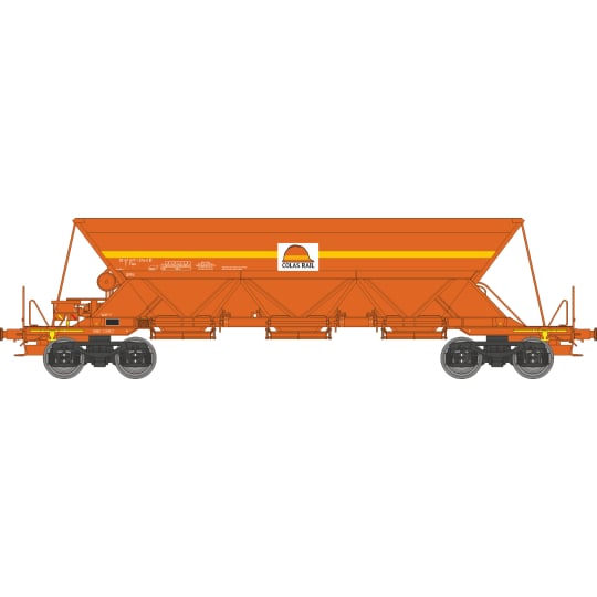 [HO] : Wagon trémie EX Type 1 « COLAS RAIL », Ep. VI – WBCOLAS2