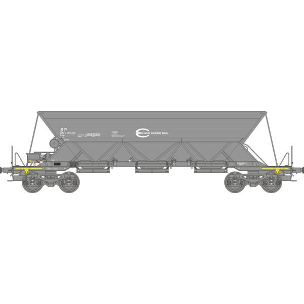 [HO] : Coffret de 3 wagons trémies EX Type 1 « ECR », Ep. VI – WBECR1