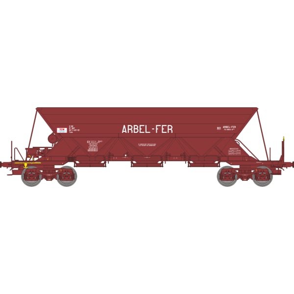 [HO] : Coffret de 3 wagons trémies EX Type 1 et Type 2 « ARBEL-FER », SNCF, Ep. V – WB859