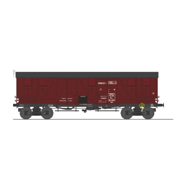 [HO] : Wagon TP couvert pour primeurs 4 portes, PLM, Ep. II – WB906