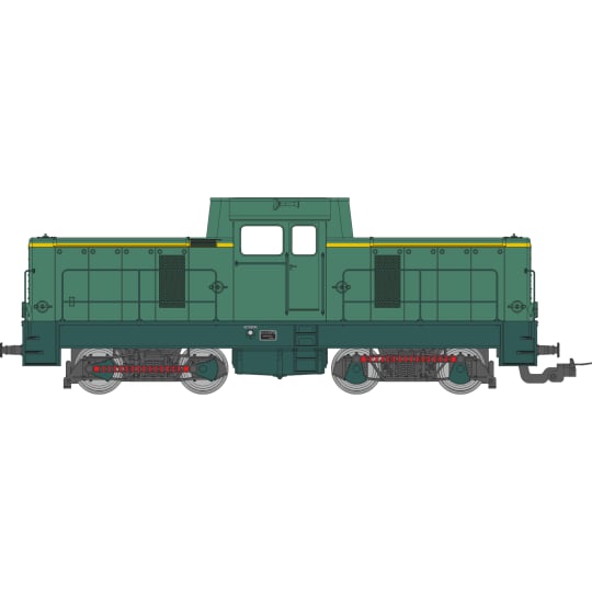 [HOm] : Locotracteur diesel BB400 N°040-003 CFD du Vivarais, DCC Sound - VM022S