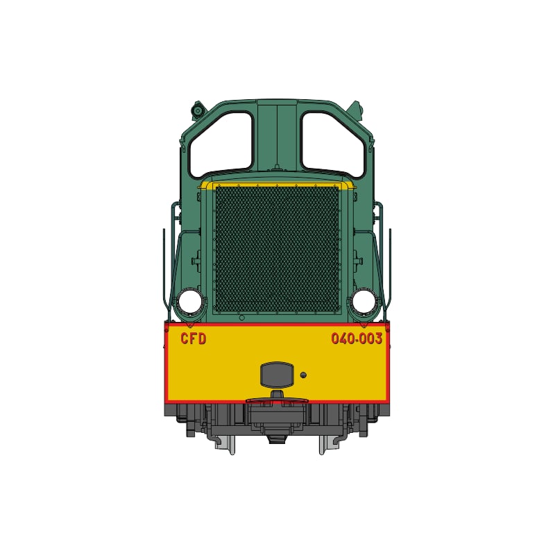 [HOm] : Locotracteur diesel BB400 N°040-003 CFD du Vivarais, DCC Sound ...