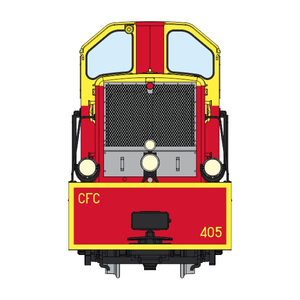 [HOm] : Locotracteur diesel BB400 N°405 CFC Chemin de Fer de Corse, Couleur d'origine, ANALOGIQUE - VM025