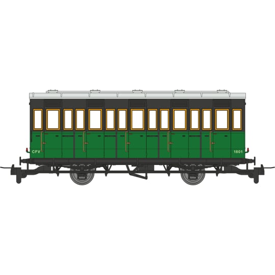 [HOe/HOm] : Coffret de 3 voitures « Cage à Poule » Train touristique du Vivarais – VM040