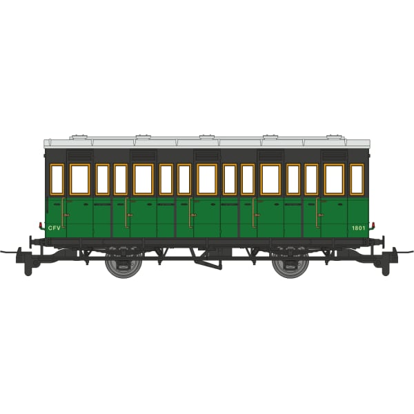 [HOe/HOm] : Coffret de 3 voitures « Cage à Poule » Train touristique du Vivarais – VM040