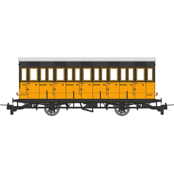 [HOe/HOm] : Coffret de 3 voitures « Cage à Poule » Train touristique du Vivarais – VM040