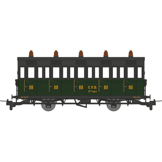 [HOe/HOm] : Voiture « Cage à Poule », CFD, Ep. II-IIIa – VM041