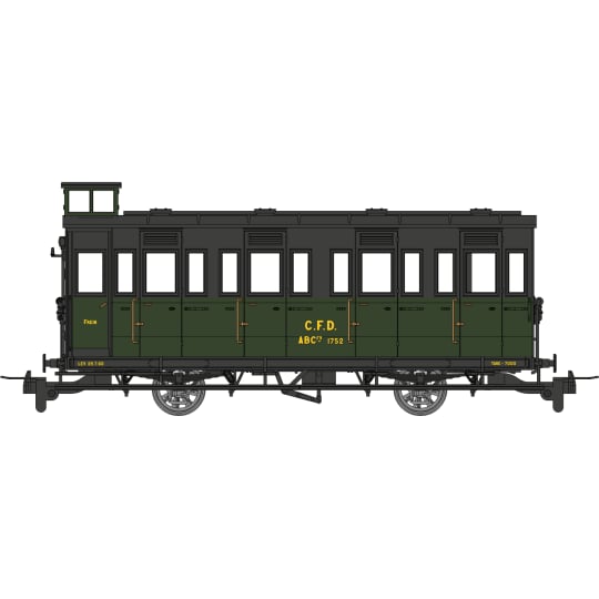 [HOe/HOm] : Voiture « Cage à Poule », CFD N°ABCFY 1752, Ep. IIIb – VM045