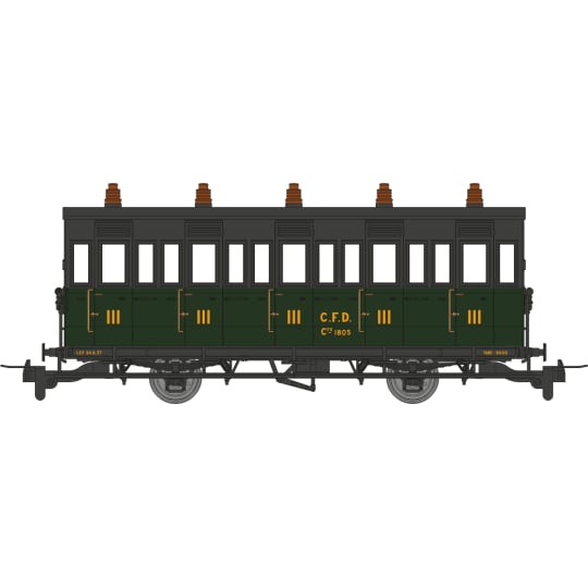 [HOe/HOm] : Voiture « Cage à Poule », CFD, Ep. II-IIIa – VM042