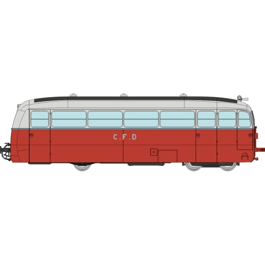 [HOe/HOm] : Autorail DE DION type ND, CFD Vivarais-Lozère n°202, DCC Sound – VM054S