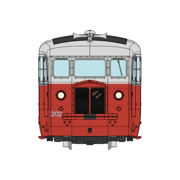 [HOe/HOm] : Autorail DE DION type ND, CFD Vivarais-Lozère n°202, DCC Sound – VM054S
