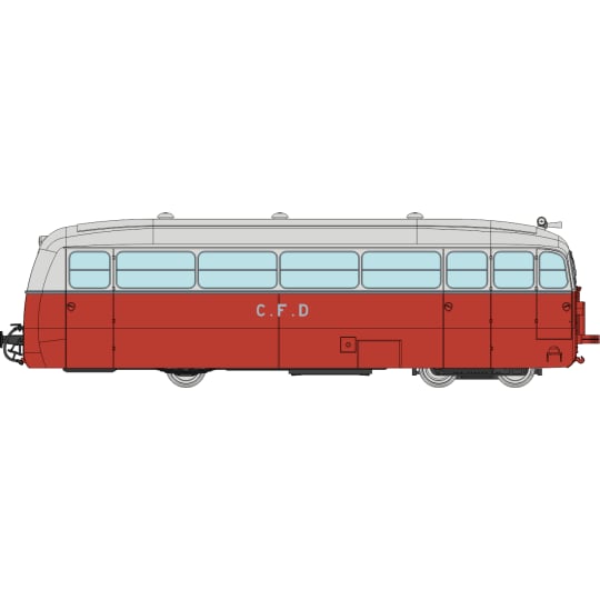 [HOe/HOm] : Autorail DE DION type ND, CFD Charentes & Deux-Sèvres n°305, DCC Sound - VM056S
