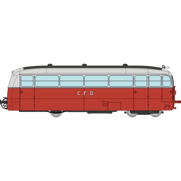 [HOe/HOm] : Autorail DE DION type ND, CFD Saône & Loire n°402, Analogique - VM057