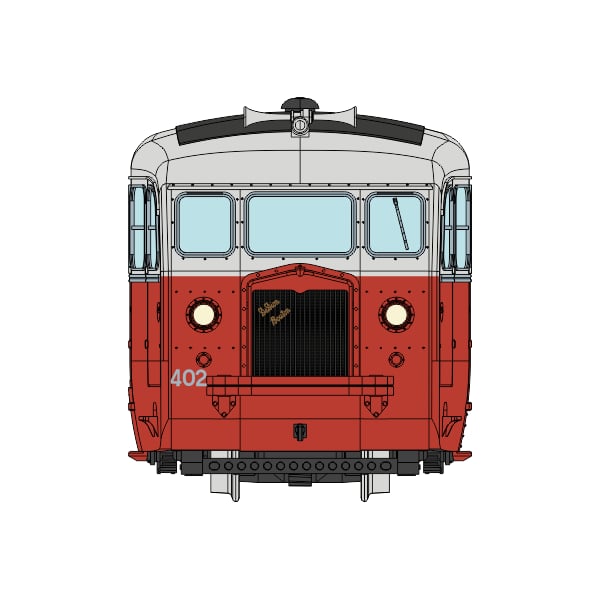 [HOe/HOm] : Autorail DE DION type ND, CFD Saône & Loire n°402, Analogique - VM057