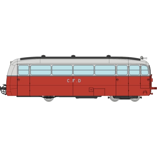 [HOe/HOm] : Autorail DE DION type ND, CFD Saône & Loire n°402, DCC Sound - VM057S