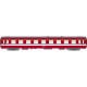 [HO] : Voiture A9 ex-Capitole 1/2 cartouche corail, bande jaune, SNCF Ep. IV – VB487