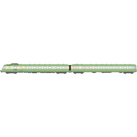 [HO] : Autorail RGP 1 X-2728, Vert, NOISY, Ep. III-IV, avec cuisine, DCC Sound - MB259S