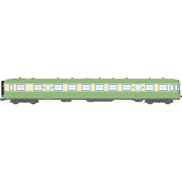 [HO] : Autorail RGP 1 X-2728, Vert, NOISY, Ep. III-IV, AC Sound 3 rails - MB259SAC