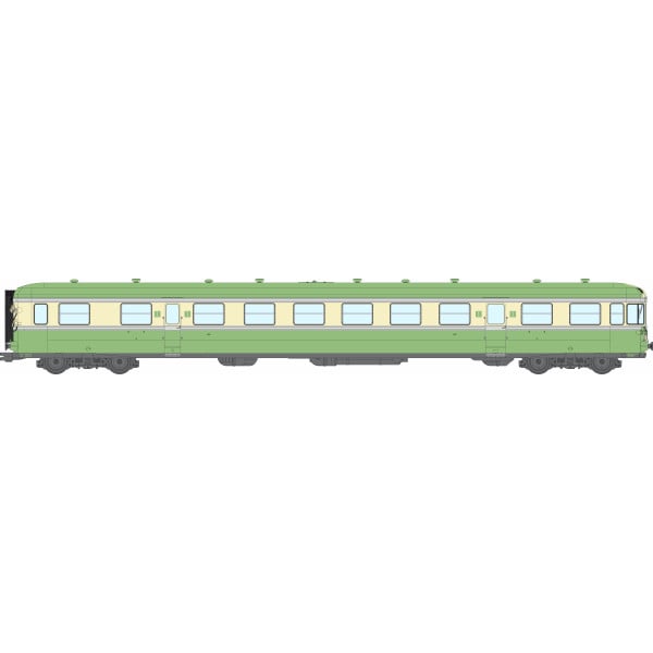 [HO] : Autorail RGP 1 X-2737, Vert, BATIGNOLLES, sans cuisine, Ep. III-IV, DCC Sound - MB260S