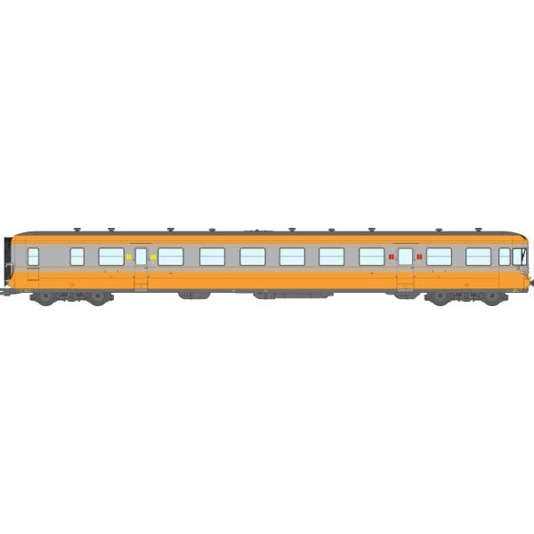 [HO] : Autorail RGP 1 X-2726, Orange Alu, Metz, Ep. IV, DCC Sound - MB261S