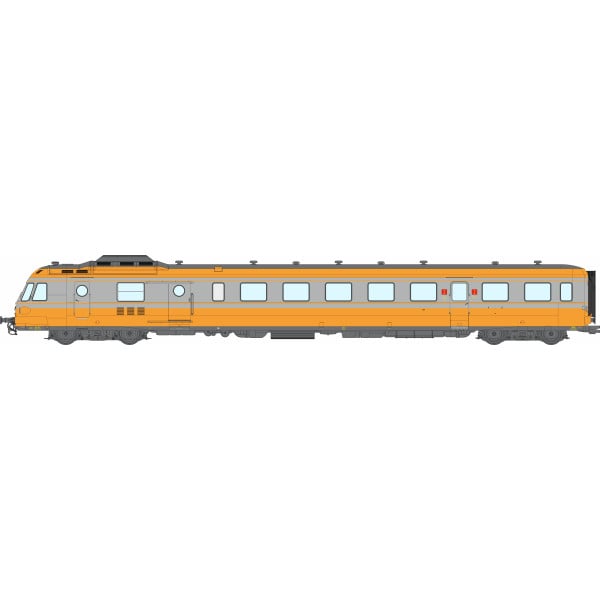[HO] : Autorail RGP 1 X-2726, Orange Alu, Metz, Ep. IV, DCC Sound - MB261S