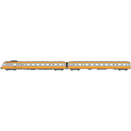 [HO] : Autorail RGP 1 X-2726, Orange Alu, Metz, Ep. IV, AC Sound 3 rails - MB261SAC