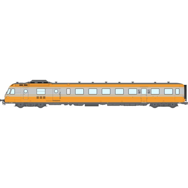 [HO] : Autorail RGP 1 X-2732, Orange Béton, LYON-VAISE, Ep. IV, DCC Sound - MB262S