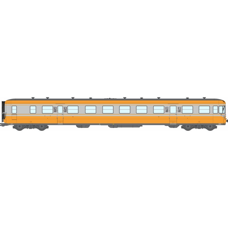 [HO] : Autorail RGP 1 X-2732, Orange Béton, LYON-VAISE, Ep. IV, DCC ...