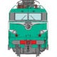 [HO] : Locomotive électrique BB 25236 Livrée verte, VÉNISSIEUX avec jupes, Ep. IV-V, DCC Sound - MB252S