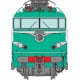 [HO] : Locomotive électrique BB 20005 Prototype, Livrée verte, DOLE, Ep. III-IV, DCC Sound - MB256S