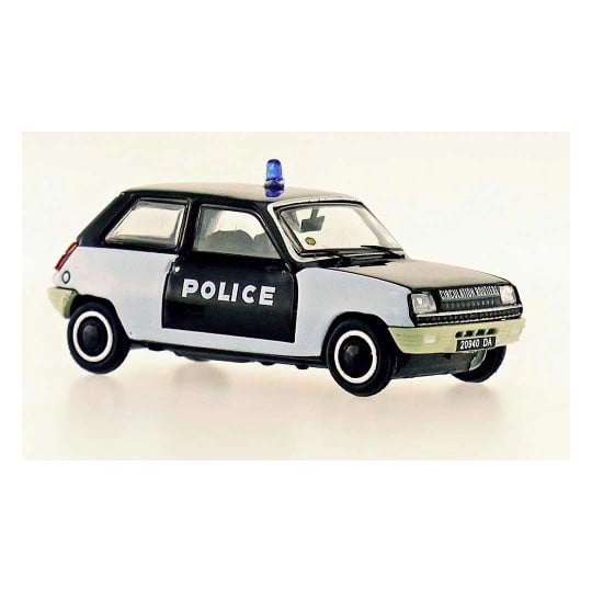 [HO] Voiture Renault R5 TL 1972 Police "PIE" - CB144