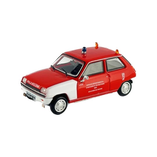 [HO] Voiture Renault R5 TL 1976 Medecin Pompier - CB145