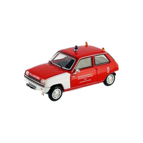 [HO] Voiture Renault R5 TL 1976 Medecin Pompier - CB145