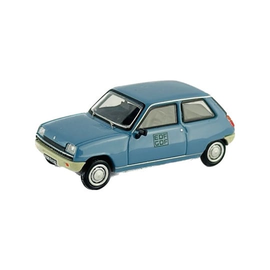 [HO] Voiture Renault R5 TL 1972 Bleu ciel "EDF" - CB147