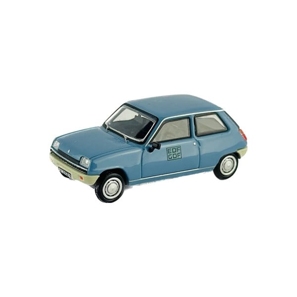 [HO] Voiture Renault R5 TL 1972 Bleu ciel "EDF" - CB147