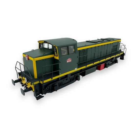 [HO] : Locomotive Diesel BB 63792 vert 301 châssis noir, Ep. III-IV, Analogique - JM008