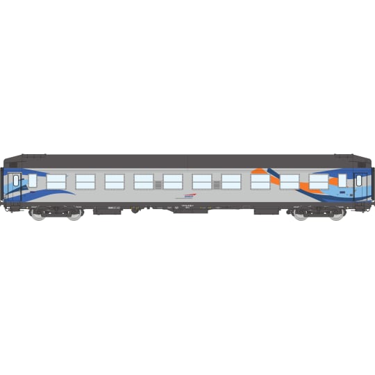 [HO] : Set de 2 voitures UIC couchettes B9c9x toit haut gris, CROISIERE, SNCF, Ep. VI – VB508