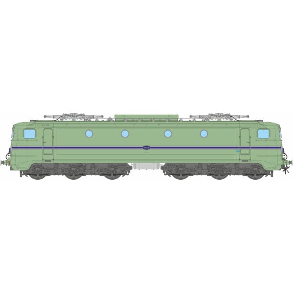 [HO] : Locomotive électrique série 1300 N°1302, livrée Vert Turquoise, Ep. III, NS, Analogique - NS1300-1