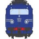 [HO] : Locomotive électrique série 1300 N°1310, livrée bleu de Berlin, Ep. IV, NS, Analogique - NS1300-3