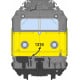 [HO] : Locomotive électrique série 1300 N°1316, livrée grise et jaune, Ep. IV, NS, DCC Sound - NS1300-4S