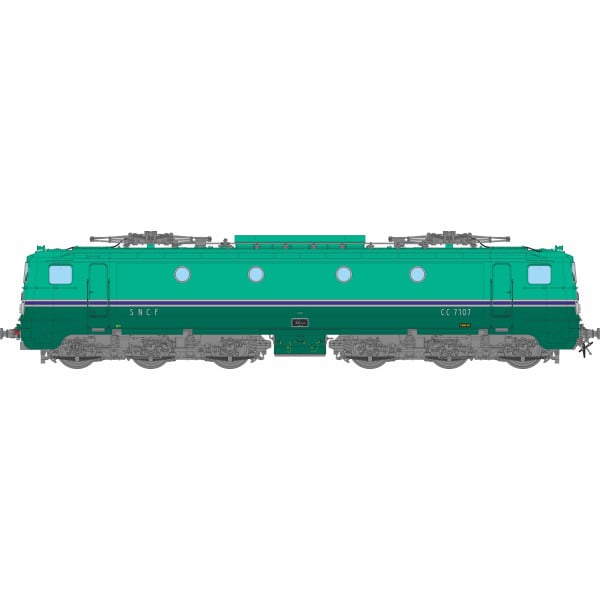 [HO] : Locomotive électrique CC 7107, PARIS-SO, Ep. III-IV, Analogique - MB193