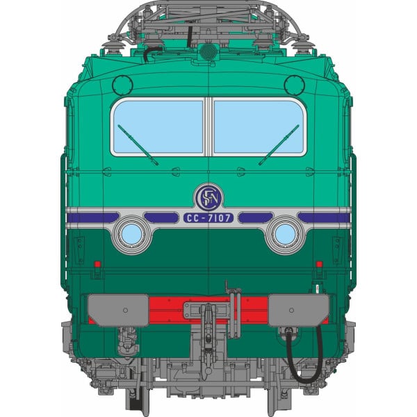 [HO] : Locomotive électrique CC 7107, PARIS-SO, Ep. III-IV, DCC Sound - MB193S