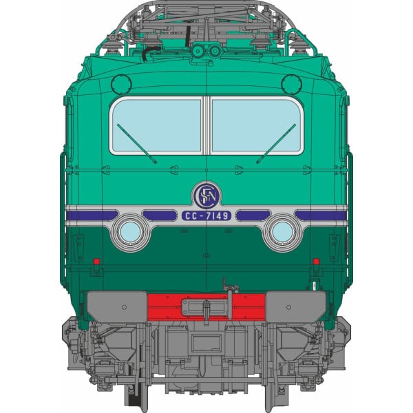 [HO] : Locomotive électrique CC 7149, AVIGNON, Ep. IV, DCC Sound - MB194S