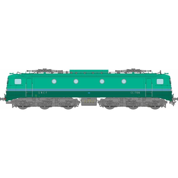 [HO] : Locomotive électrique CC 71O6, AVIGNON, GRG, Ep. IV-V, Analogique - MB195