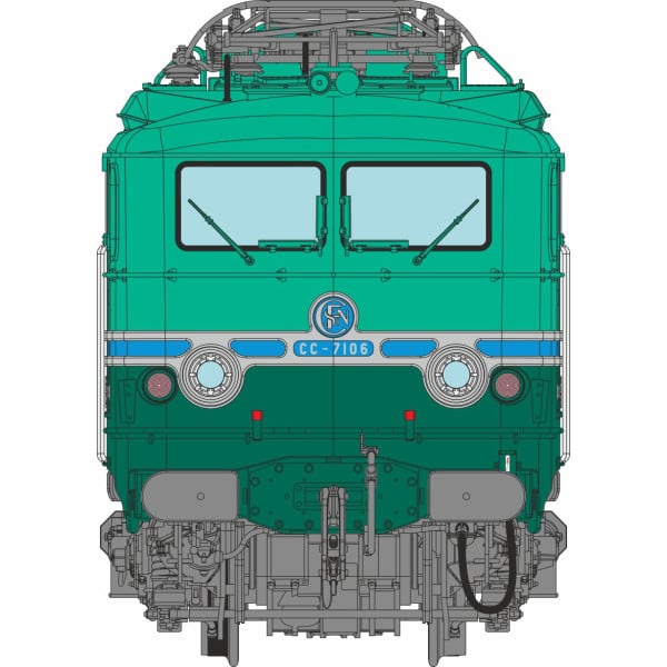 [HO] : Locomotive électrique CC 71O6, AVIGNON, GRG, Ep. IV-V, DCC Sound - MB195S