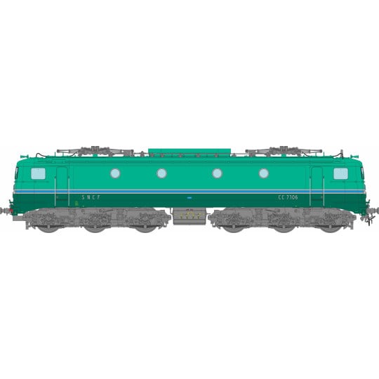 [HO] : Locomotive électrique CC 71O6, AVIGNON, GRG, Ep. IV-V, AC Sound 3 rails - MB195SAC