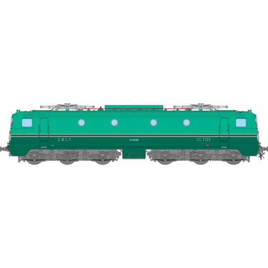 [HO] : Locomotive électrique CC 7125, LYON-MOUCHE, Ep. III, DCC Sound - MB208S