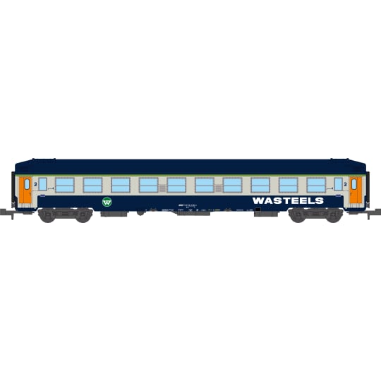 [N] : Voiture UIC couchettes B9c9 Bleu / Gris « WASTEELS », Ep. IV, SNCF – MIKADOTRAIN NW347