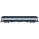 [N] : Coffret de 2 Voitures UIC couchettes B9c9 Bleu / Gris logo blanc encadré, Ep. IV-V, SNCF – MIKADOTRAIN NW350