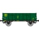[HO] : Wagon tombereau Ludwigshafen caisse métallique verte, SNCB, Ep. III – WB922